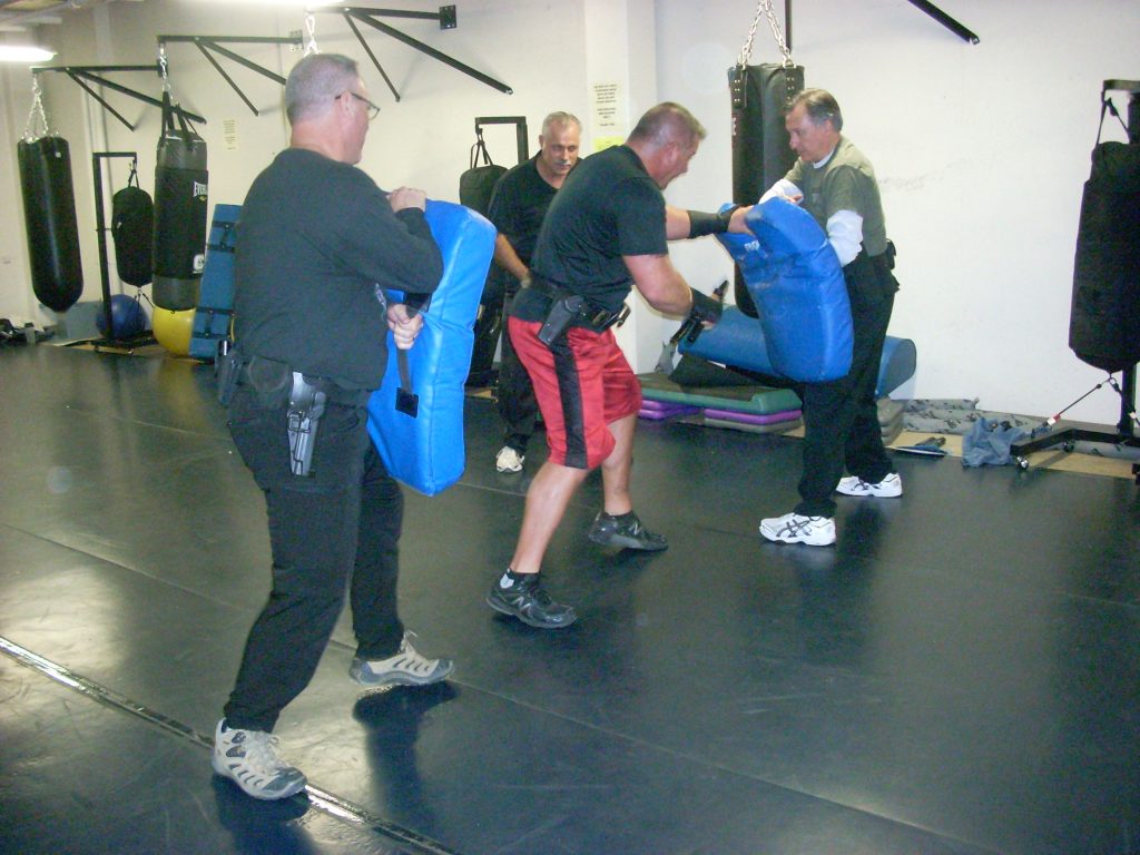 Men training with the OPN unit.